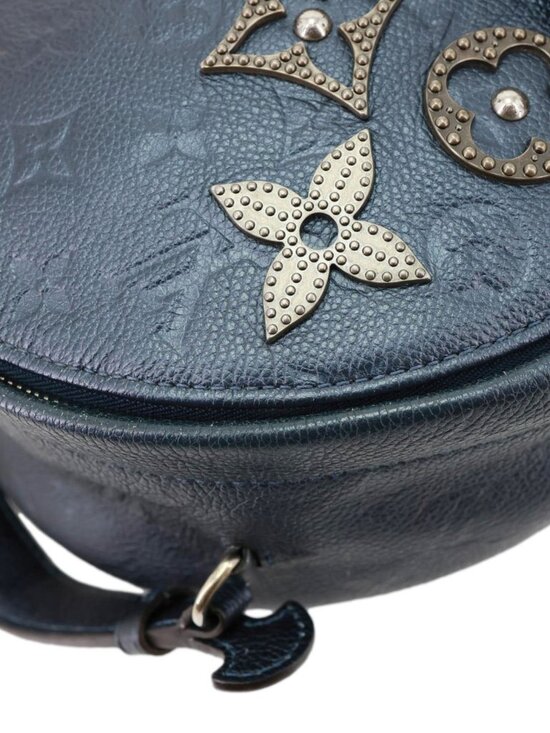 Louis Vuitton  Flower Pins Monogram Empreinte Leather Backpack Blue main image 7